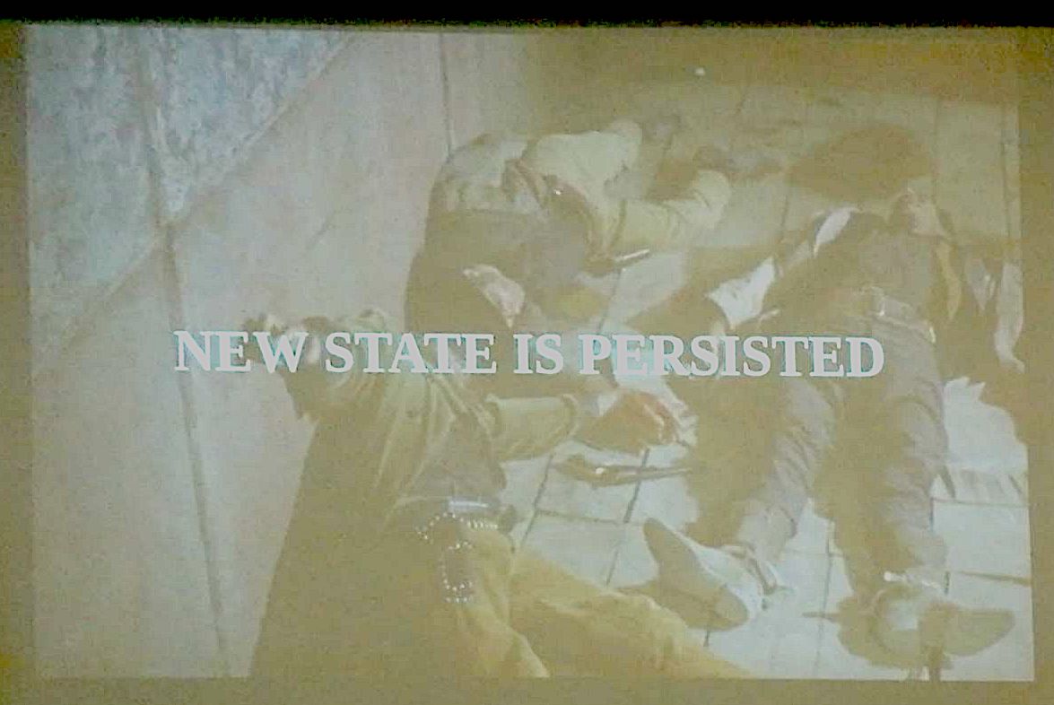 New state is persisted